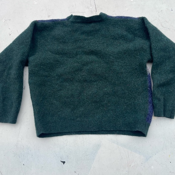 Women’s Club Room Sweater Multicolor Argyle NO SIZE Grandma Wool Prep Academia - Picture 7 of 11